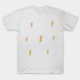 lightning bolt gold T-Shirt